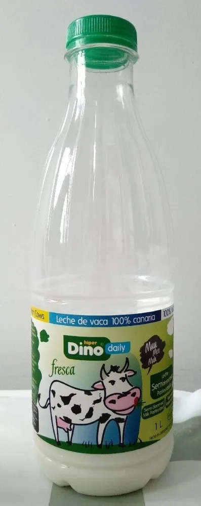 Leche de vaca fresca