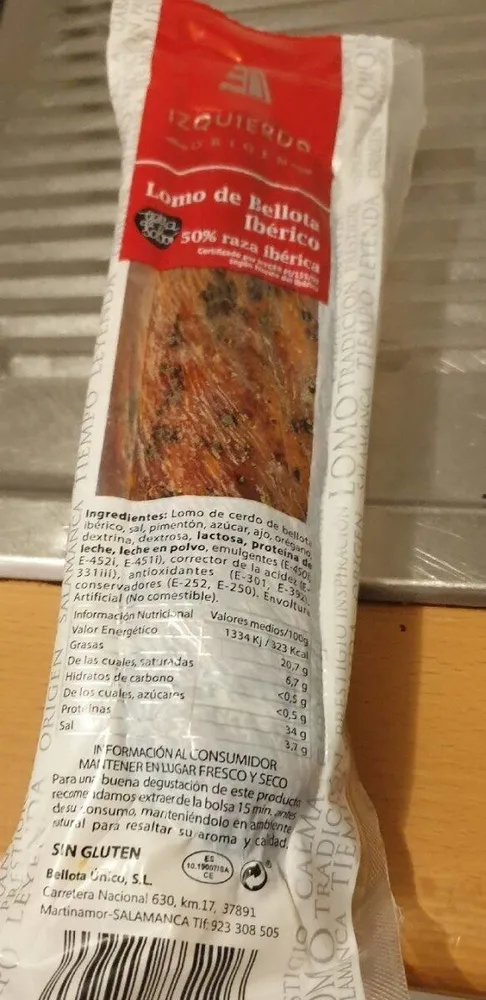 Lomo de bellota ibérico