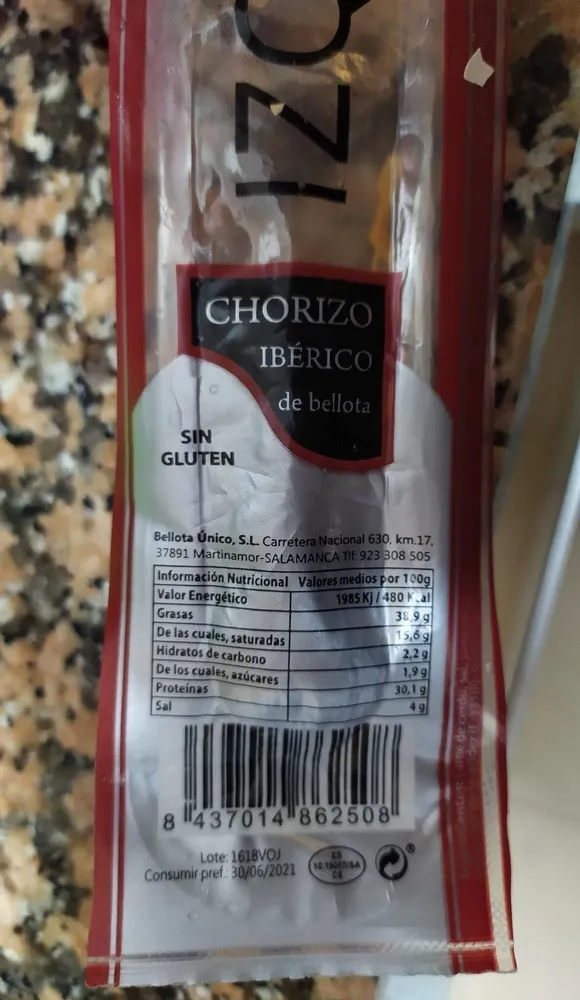 Chorizo Iberico de bellota