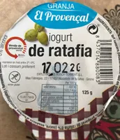 Granja el Provençal - Iogurt de Ratafia
