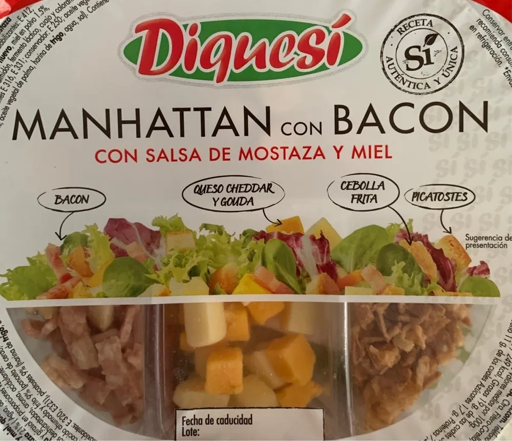 Manhattan con bacon