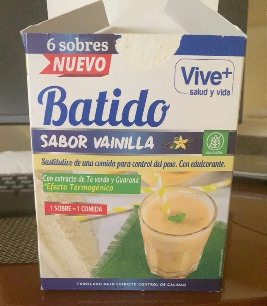 Batido Sabor Vainilla