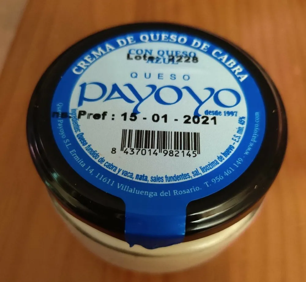 Crema de queso de cabra