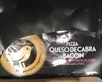 Pizza queso de cabra y bacon