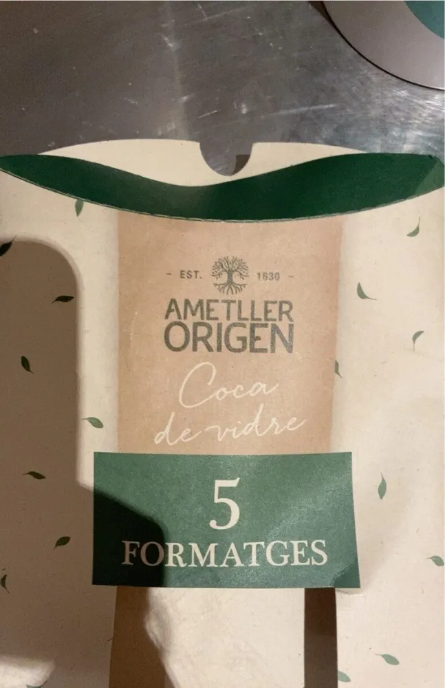 Coca de vidre 5 formatges