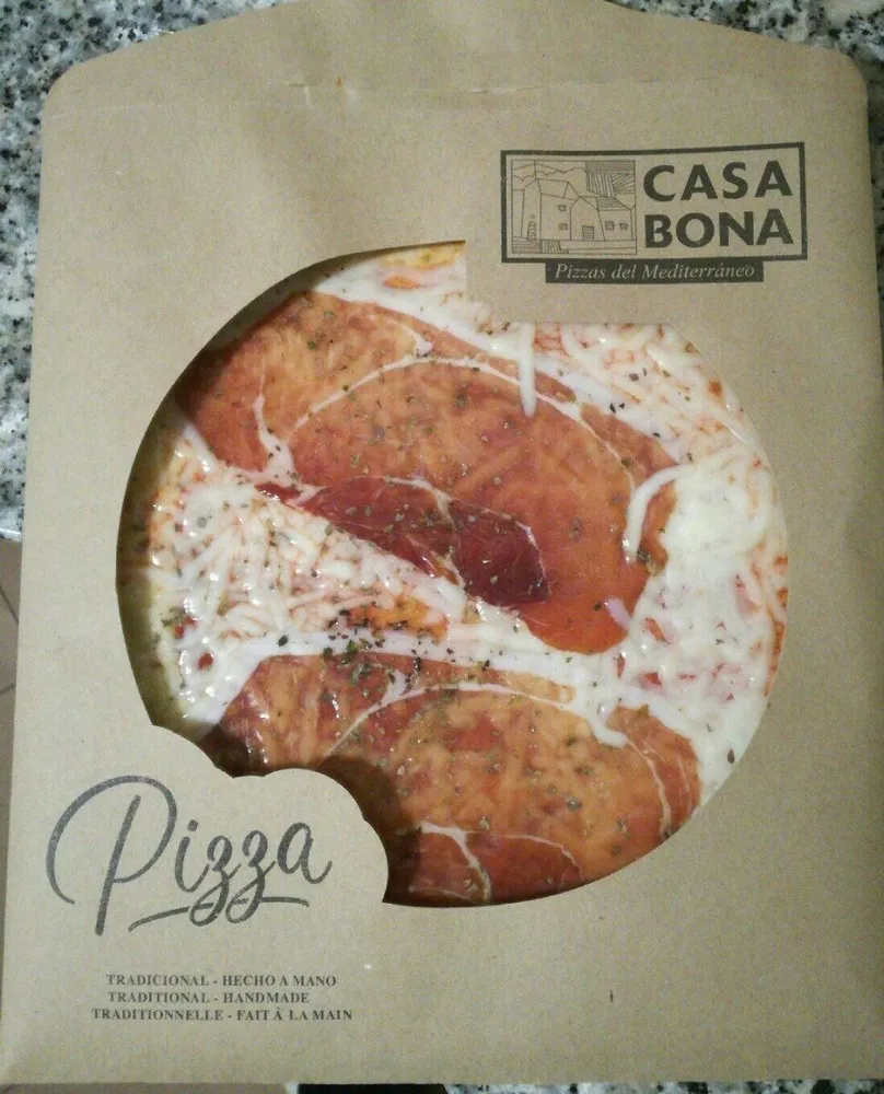 Pizza jamon curado