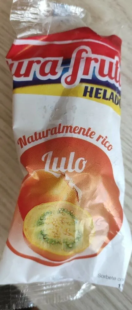 Pura fruta helado Lulo
