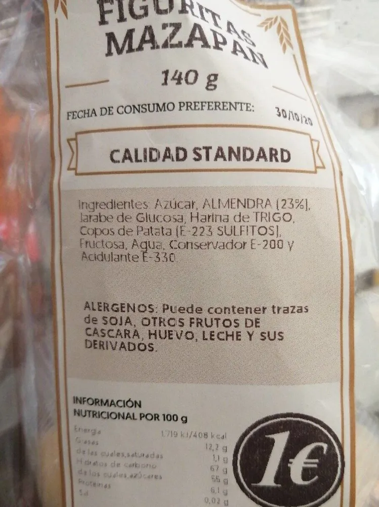 Figuritas mazapan
