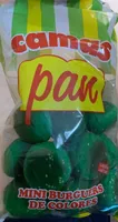 Pan mini burguers de colores