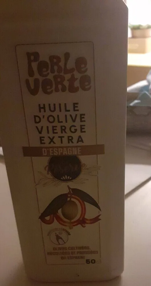 Perle verte huile olive vierge extra