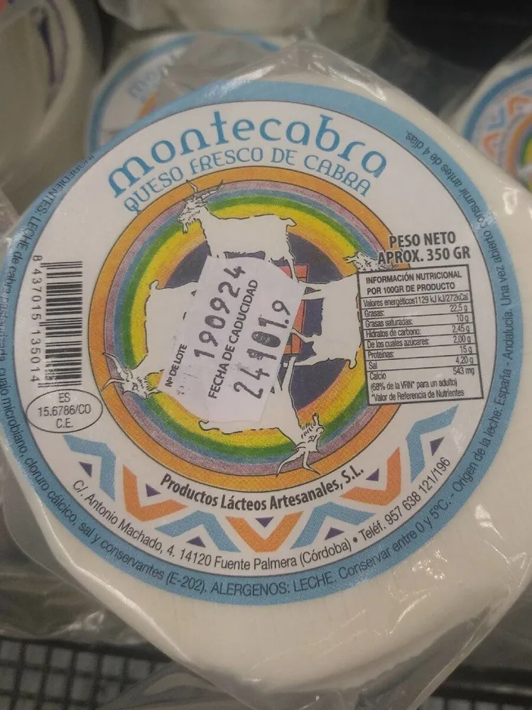 Queso fresco de cabra