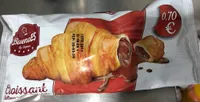 Croissant relleno sabor chocolate