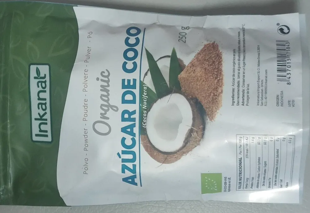 Azúcar de coco