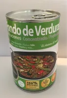 Fondo concentrado de verduras