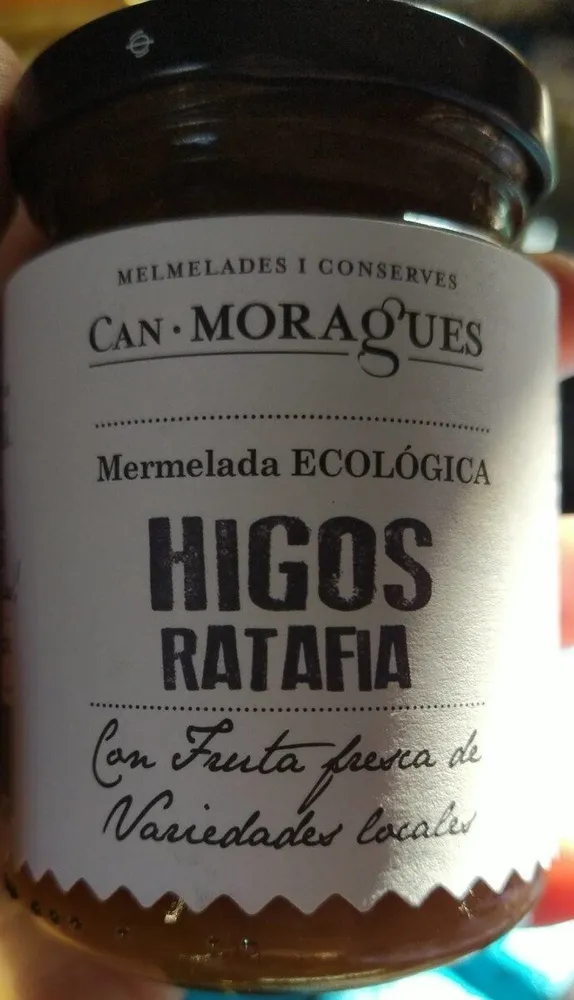 Mermelada ecológica higos ratafia