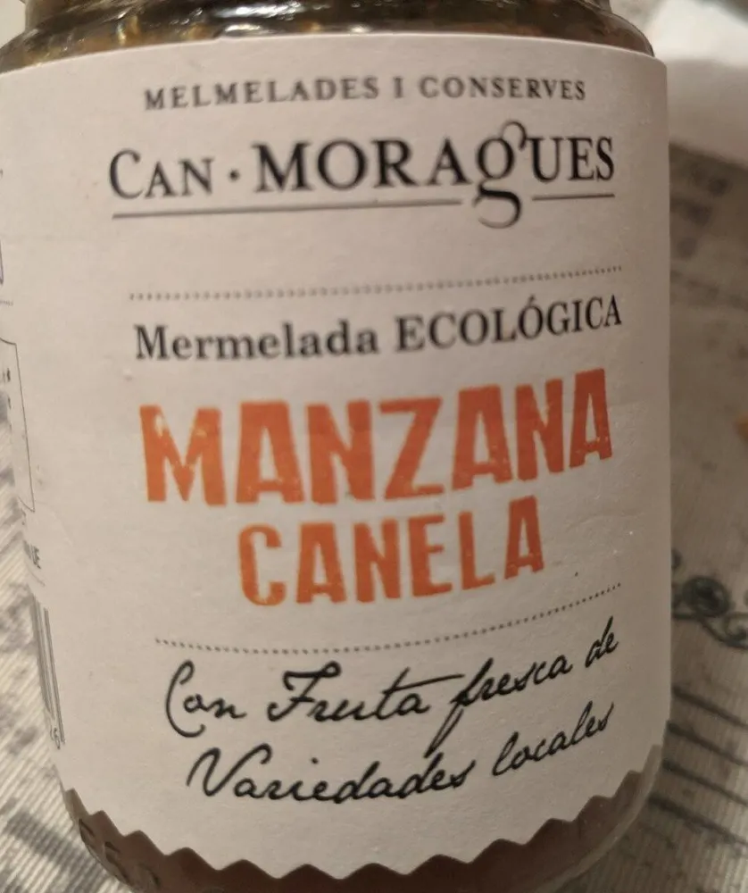 Mermelada Can Moragues Manzana y canela