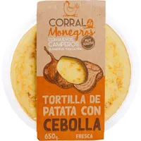 Tortilla de patata con cebolla