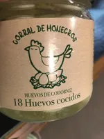 Huevos de codorniz cocidos