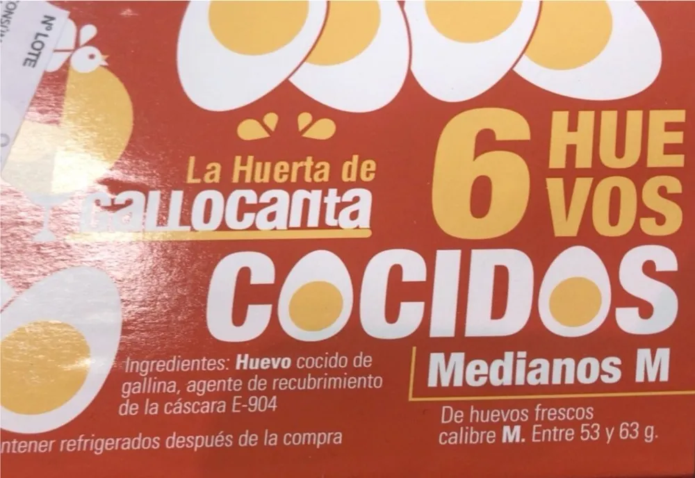 Huevos cocidos