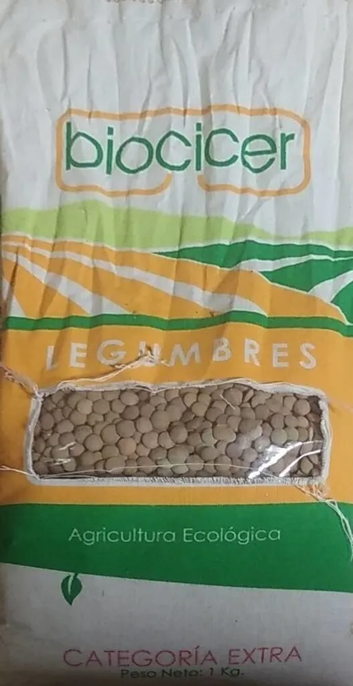 Lenteja castellana ecológica