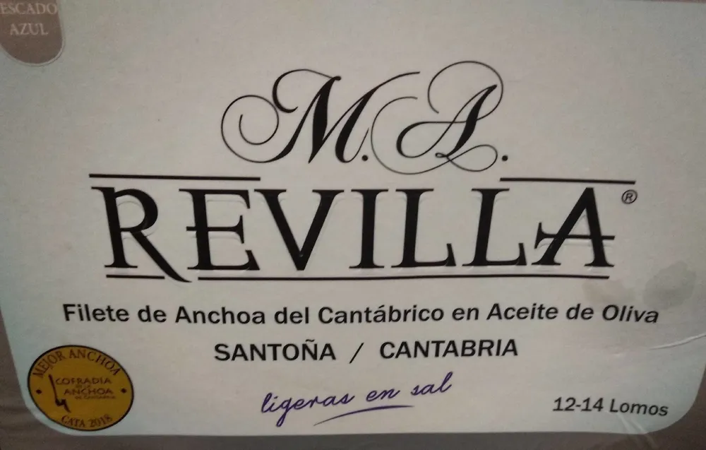 Filete de Anchoa de Cantábrico