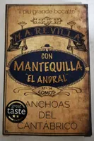 Anchoas del Cantábrico con mantequilla