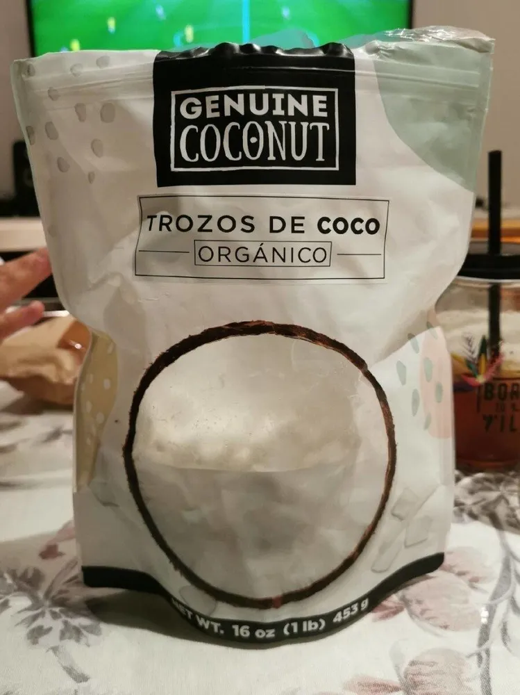 Trozos de coco organico