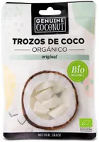Trozos de coco orgánico