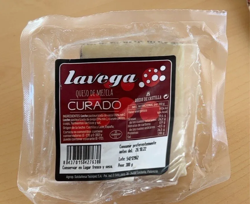 Queso de mezcla curado