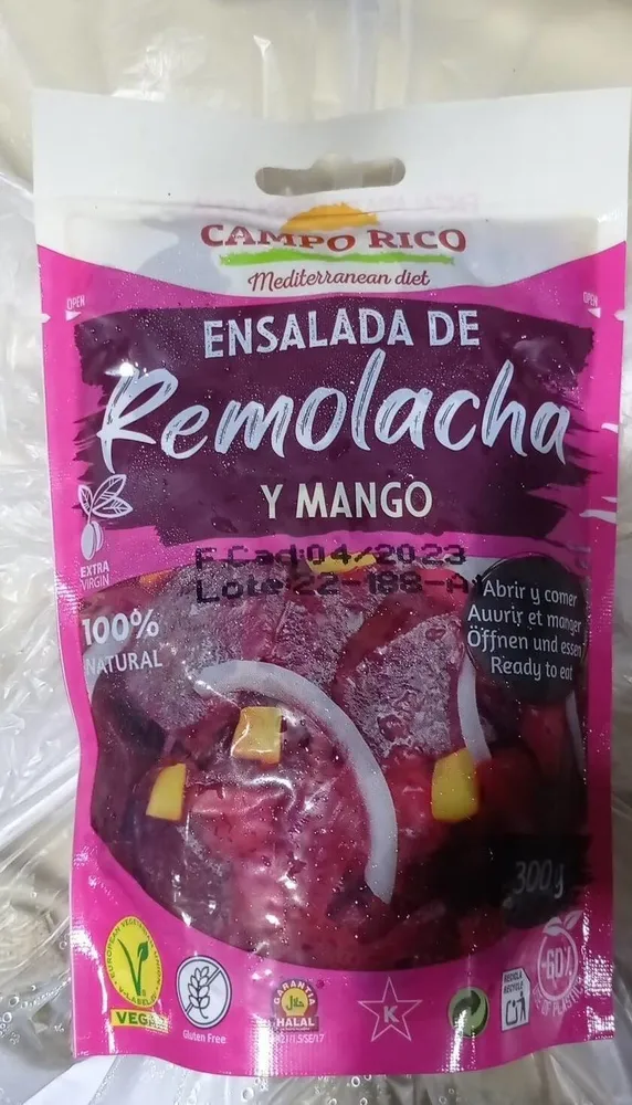 Ensalada de Remolacha y Mango