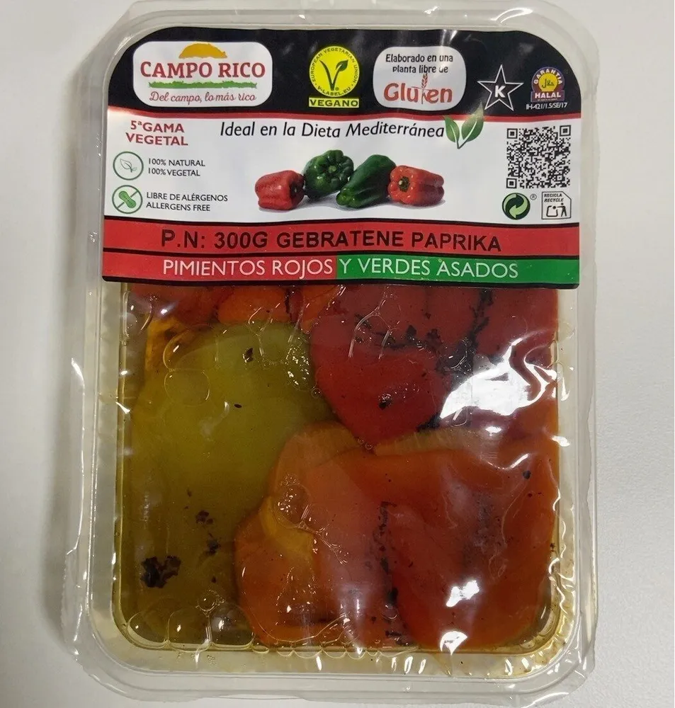 Pimientos rojos y verdes