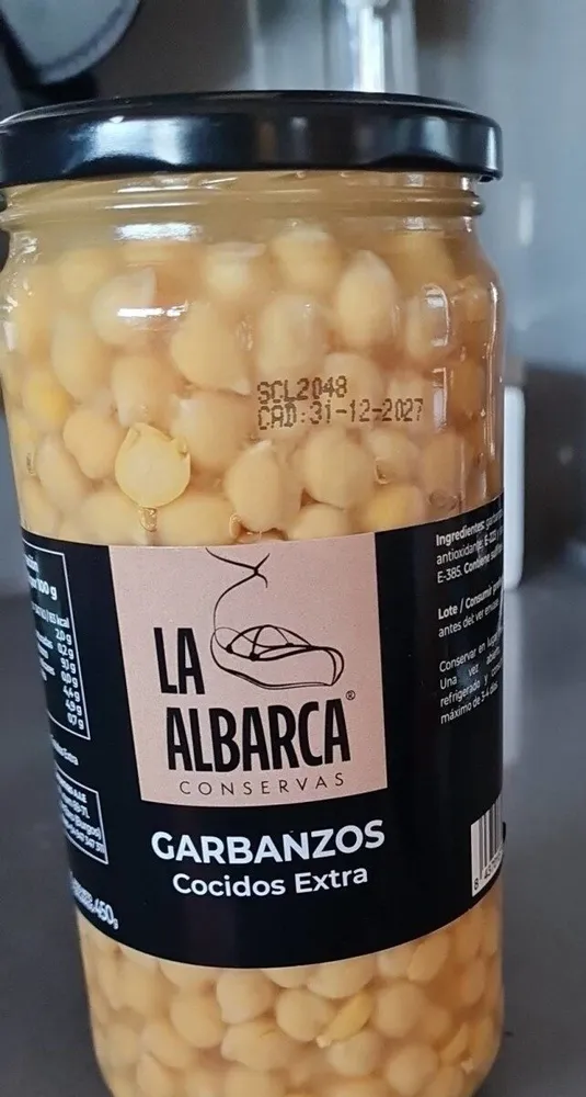 Garbanzos cocidos extra