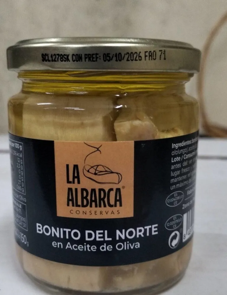 Bonito del norte en aceite de oliva