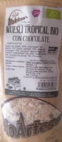 Muesli tropical bio con chocolate