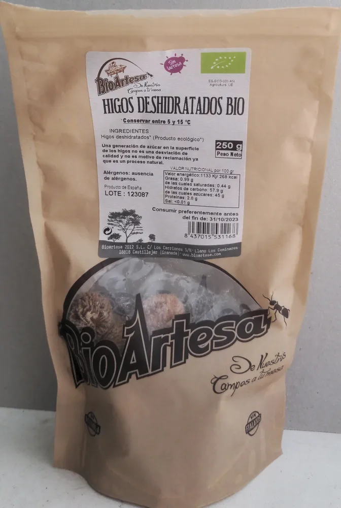 Higos deshidratados bio