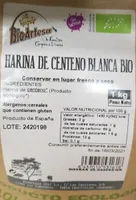 Harina de centeno blanca