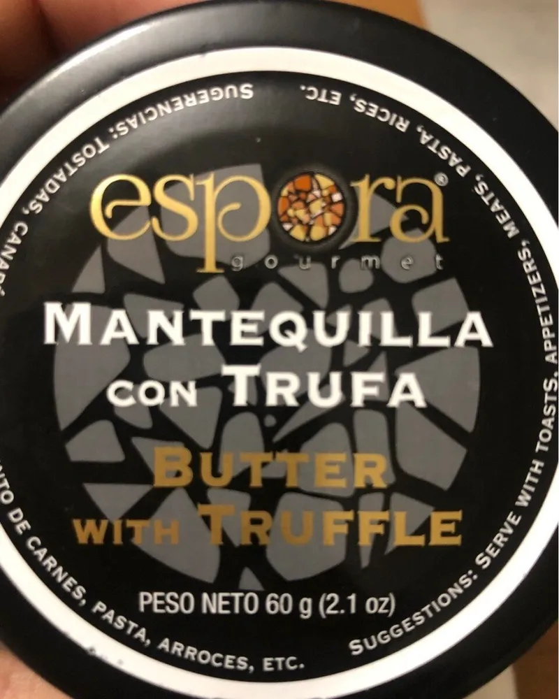Mantequilla con trufa
