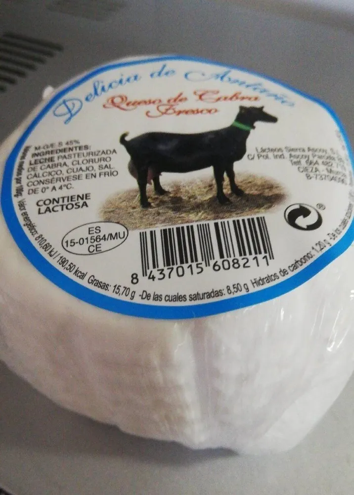 Queso de vaca fresco