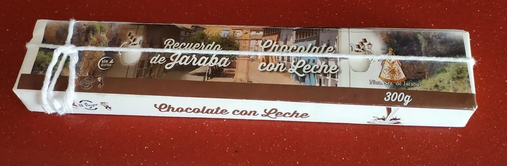 Chocolate con leche recuerdo de Jaraba