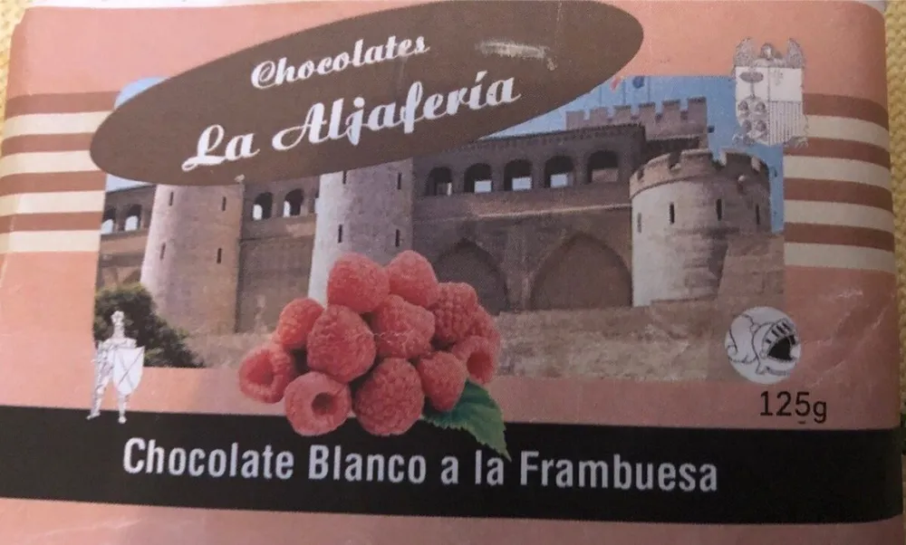 Chocolate blanco a la frambuesa