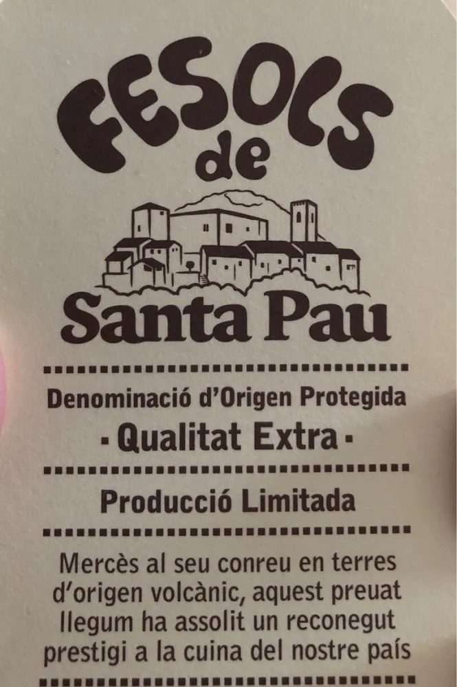 Fesols de Santa Pau
