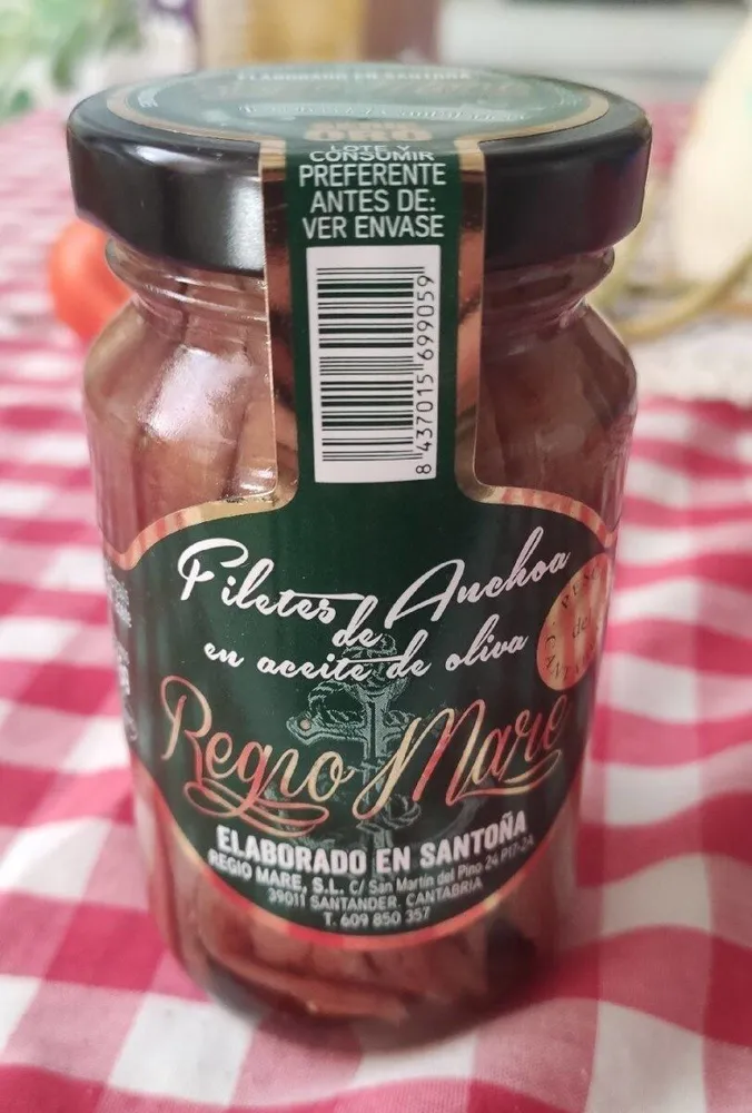 Filetes de Anchoa en aceite de oliva