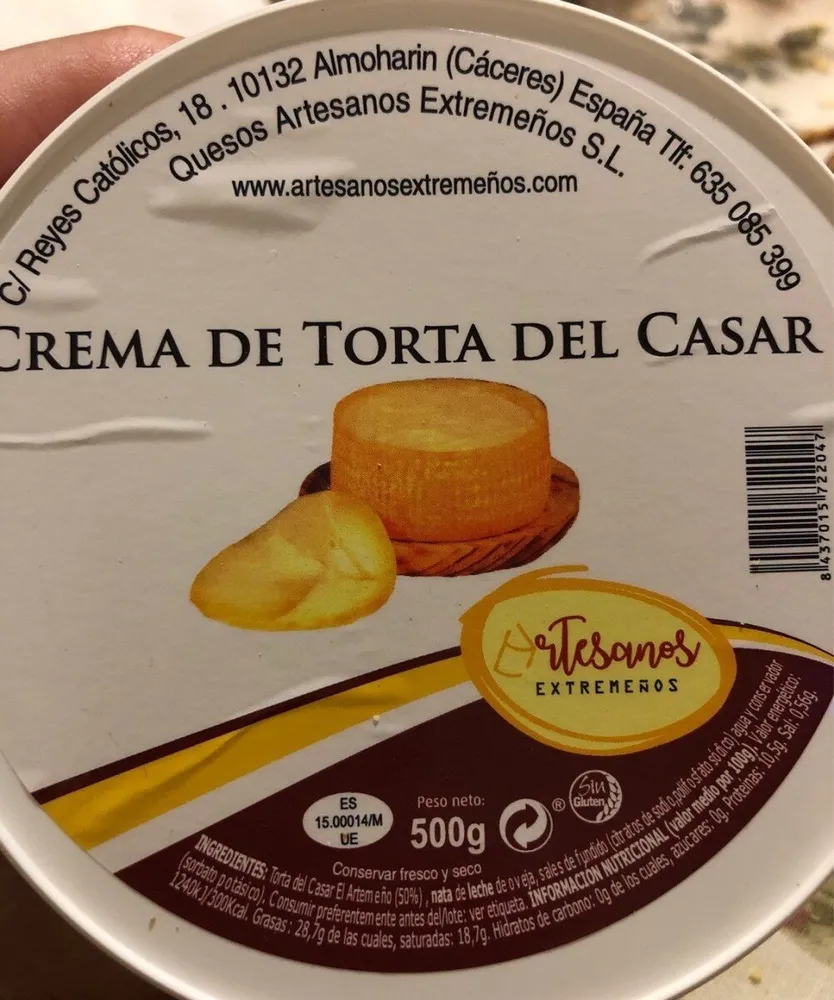 Crema de torta del casar