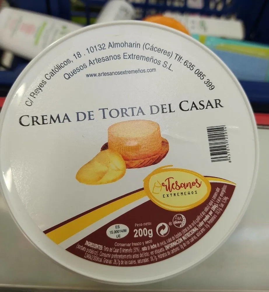 Crema de torta del casar