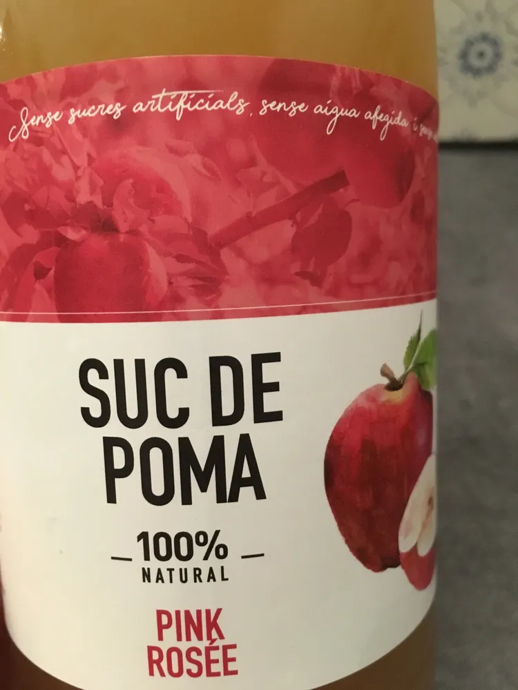 Suc de poma pink rosée