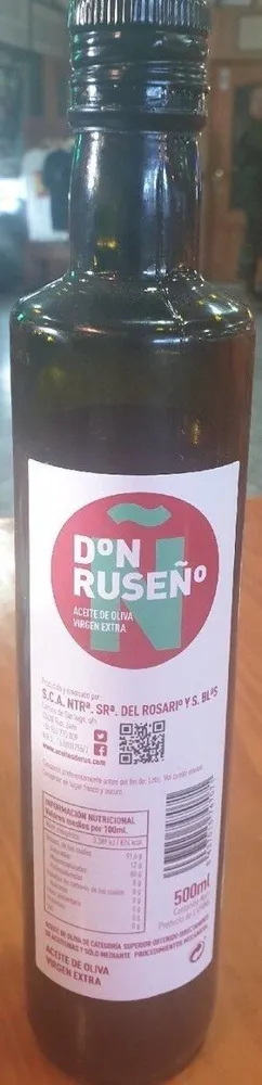 Aceite de oliva virgen extra temprano picual Don Ruseñol