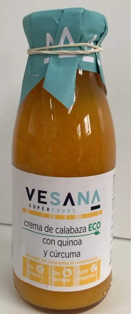 Crema eco de calabaza, quinoa y cúrcuma 250ml