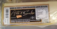 Queso de mezcla semicuradocon aceite de oliva