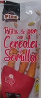Palitos de pan con cereales y semillas