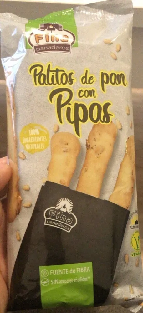 Palitos de Pan con pipas